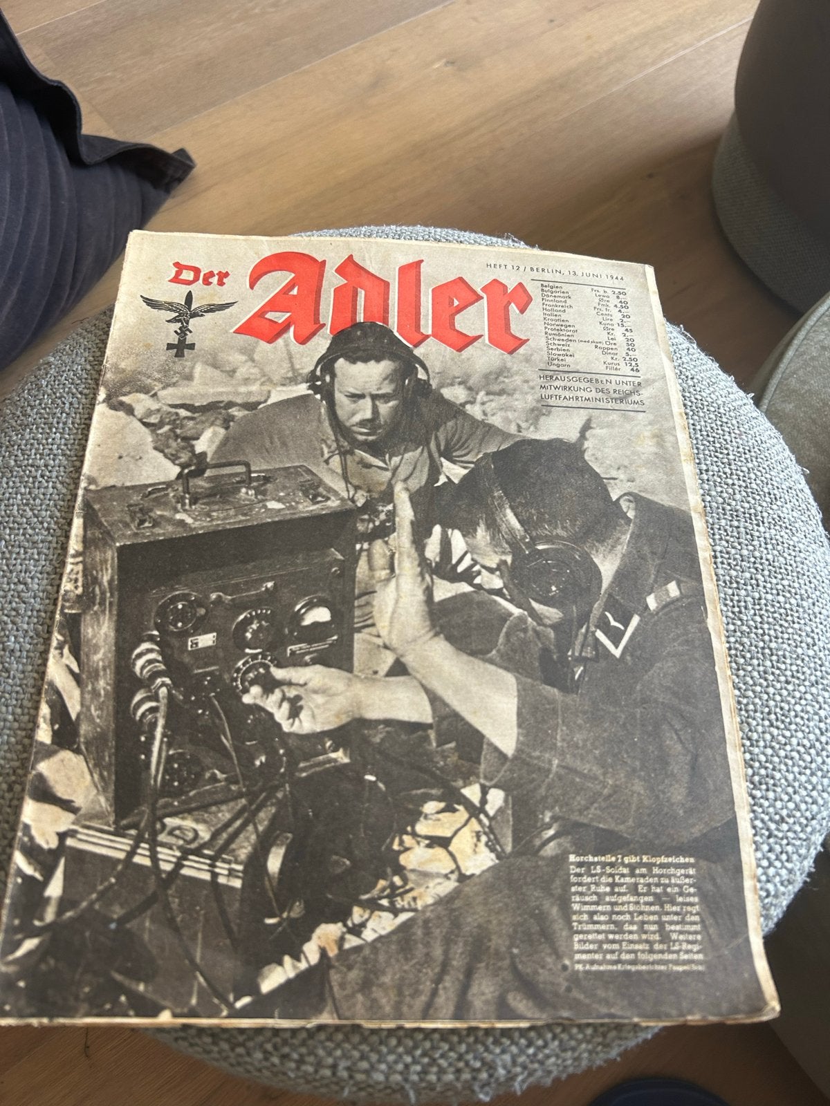 Zeldzame Der Adler Tijdschriften - WOII Periode, Boeken, Ophalen, Gelezen, Overige typen