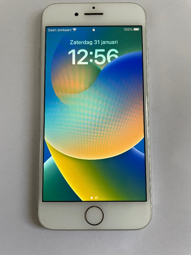D914 Gebruikte Witte Iphone 8 64 Gb. Zie tekst, Telecommunicatie, Mobiele telefoons | Apple iPhone, Gebruikt, Ophalen of Verzenden