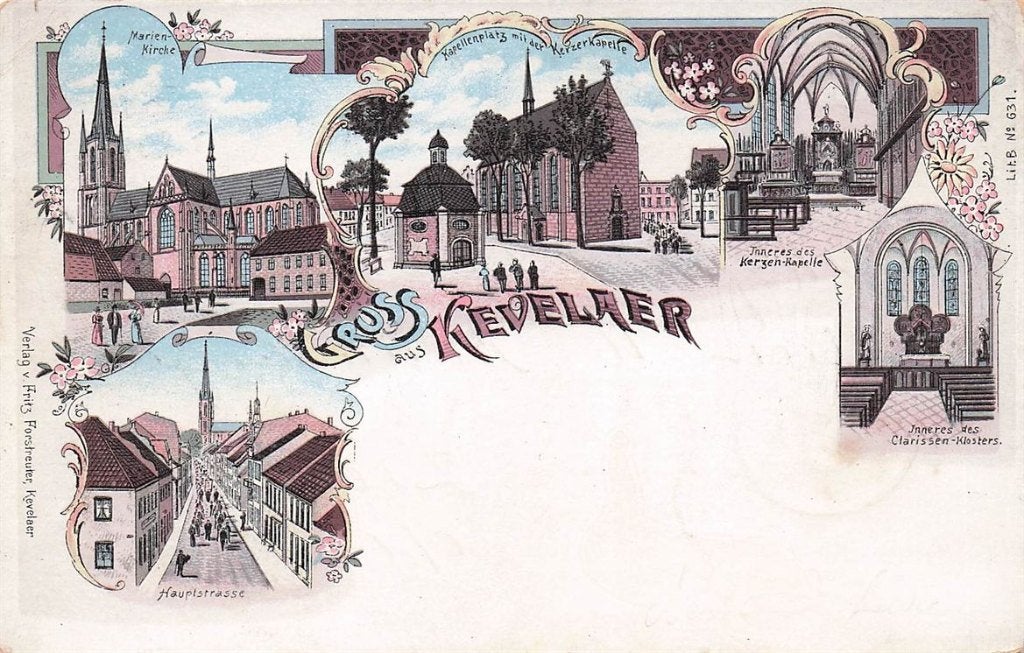 702-145-003 Kevelaer, Verzenden, Voor 1920, Duitsland