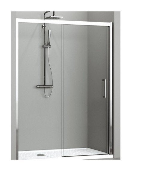 doucheschuifdeur Novellini Kuadra 2.0 2P Schuifdeur, Ophalen, Nieuw, Glas, Douche