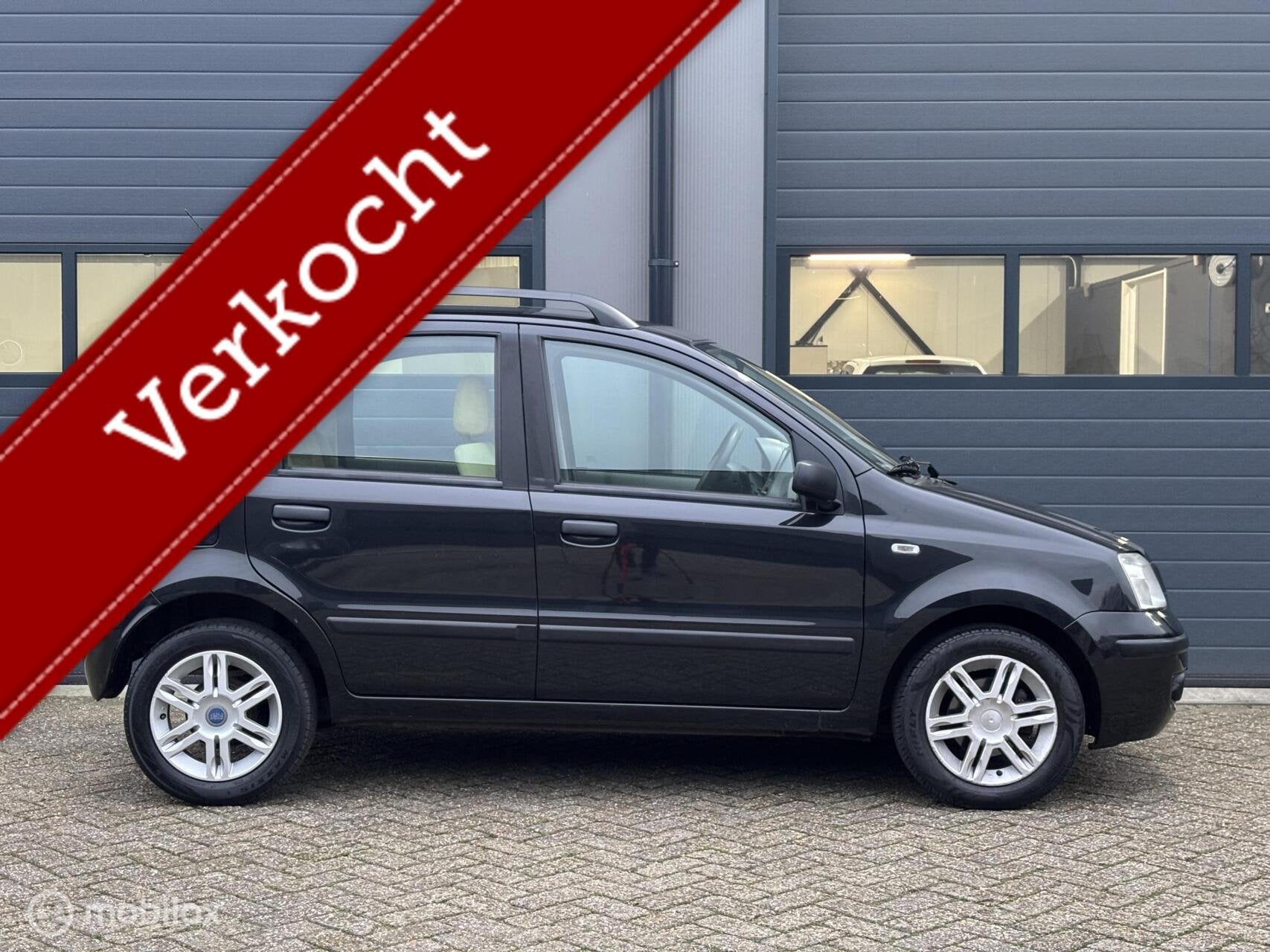 Fiat Panda 1.2 Dynamic Uitvoering / Airco _ Hoog Zit, Auto's, Voorwielaandrijving, Elektrische ramen, 1242 cc, Zwart