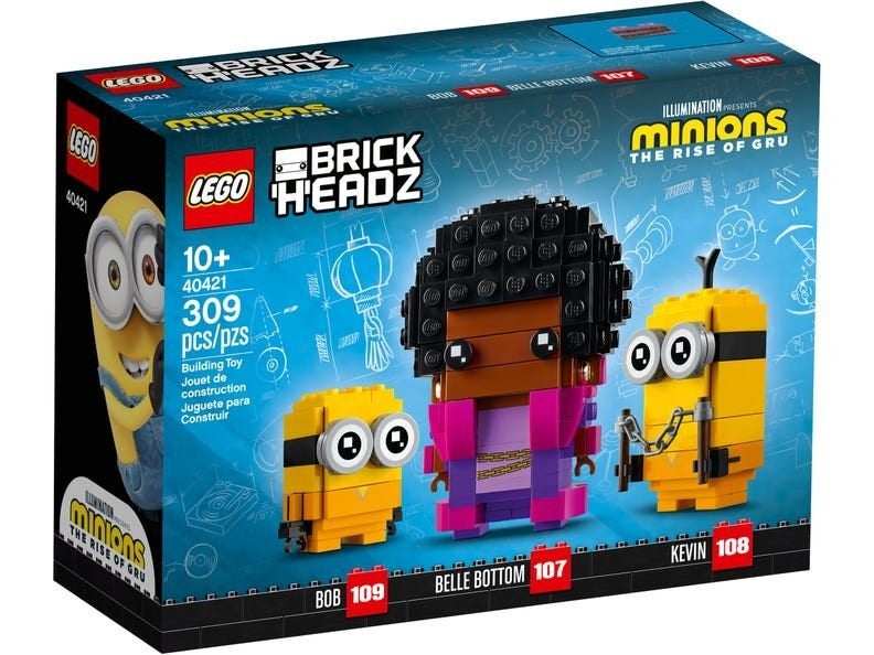 Lego BrickHeadz 40421 Belle Bottom, Kevin en Bob NIEUW, Lego, BrickHeadz, Ideas@support.lego.com, Lego
