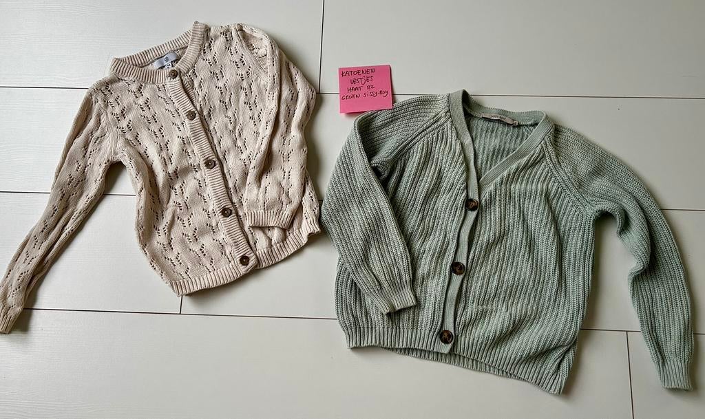 Katoenen vestjes Sissy-Boy maat 122/128, Ophalen of Verzenden, Gebruikt, Meisje, Trui of Vest