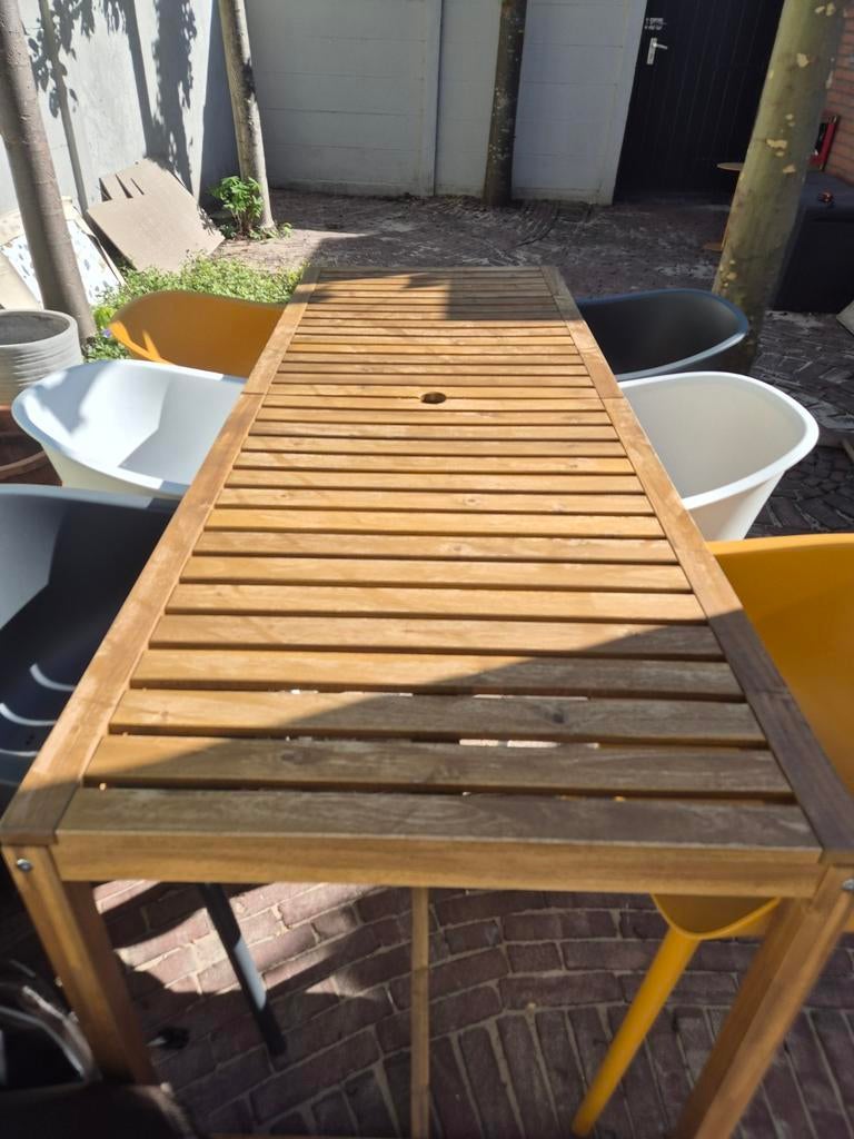 Tuintafel Ikea, Ophalen, Gebruikt, Hout, 6 zitplaatsen
