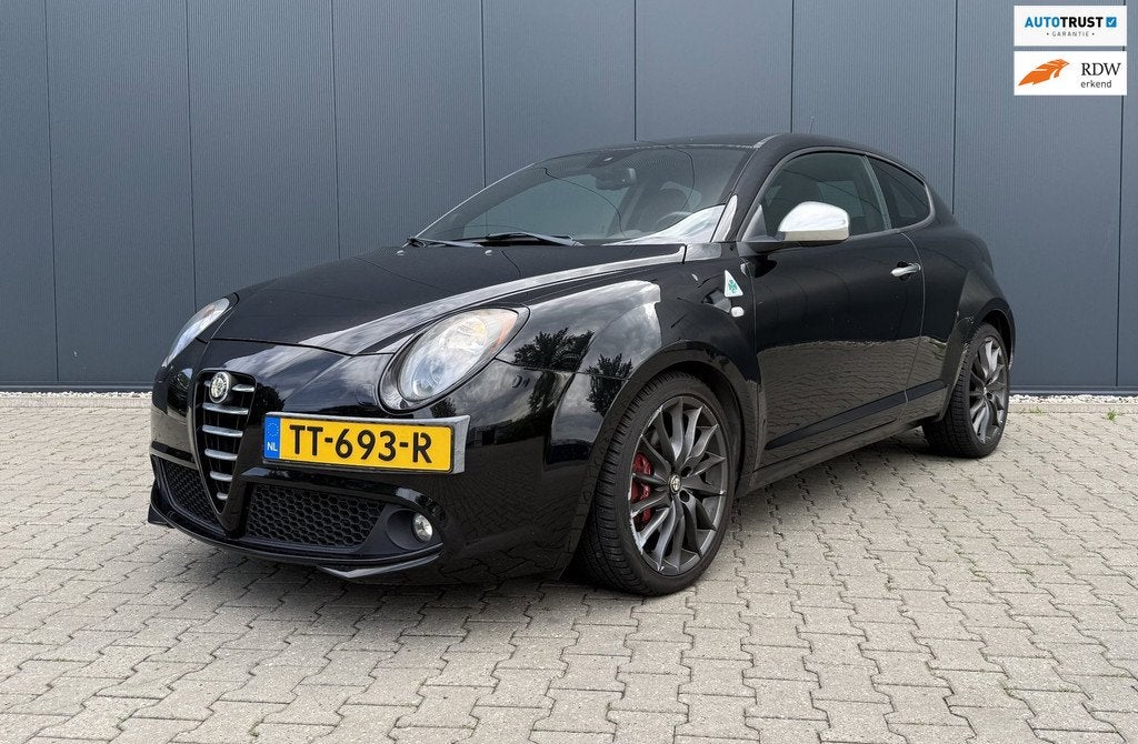 Alfa Romeo MiTo 1.4 T Sport Quadrifoglio 170 PK Airco Cruise, Auto's, Alfa Romeo, Voorwielaandrijving, Euro 5, Gebruikt, Zwart