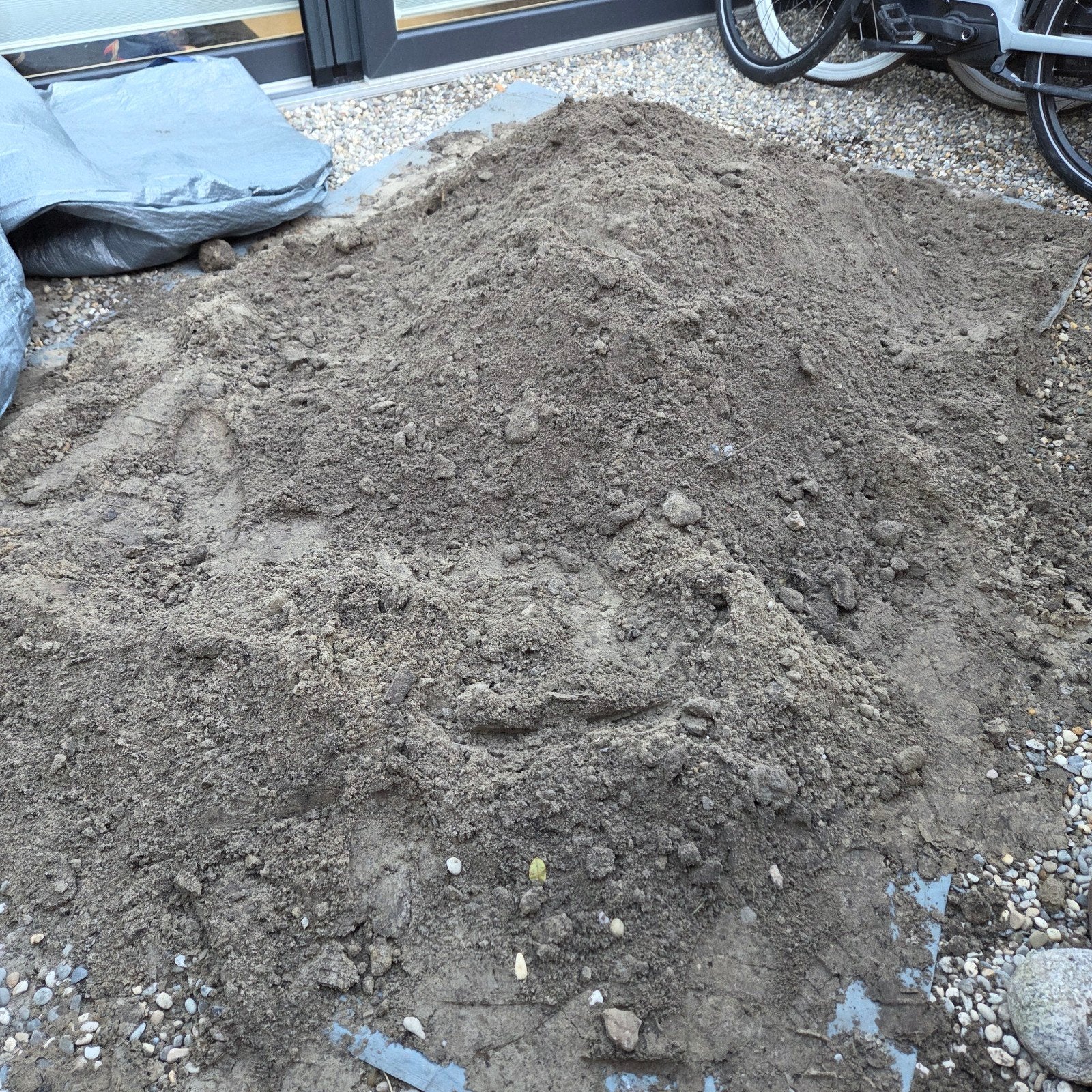 Gratis zand af te halen (afgedekt), Ophalen