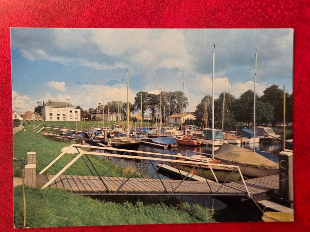Zwartsluis bij Genemuiden Jachthaven Recreatiecentrum, Verzamelen, Ansichtkaarten | Nederland, Ophalen of Verzenden, Overijssel