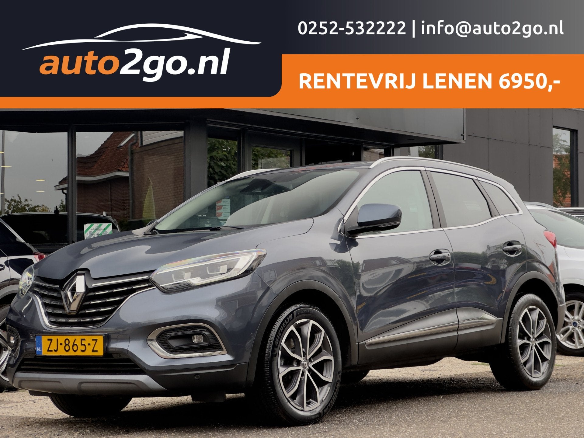 Renault Kadjar 1.3 TCe AUT7 INTENS LEDER NAVI CAMERA AIRCO P, Auto's, Renault, Kadjar, Gebruikt, 4 cilinders, 715 kg