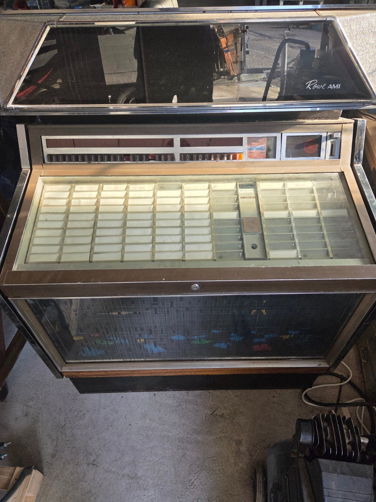 te koop jukebox rowe ami, Verzamelen, Ophalen, Gebruikt, 1970 tot heden, Ami