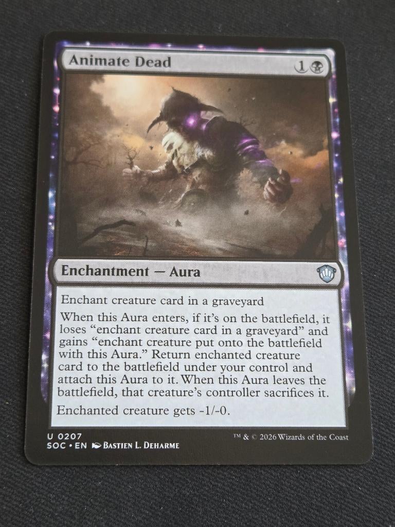 Animate Dead, Hobby en Vrije tijd, Verzamelkaartspellen | Magic the Gathering, Ophalen of Verzenden, Zo goed als nieuw