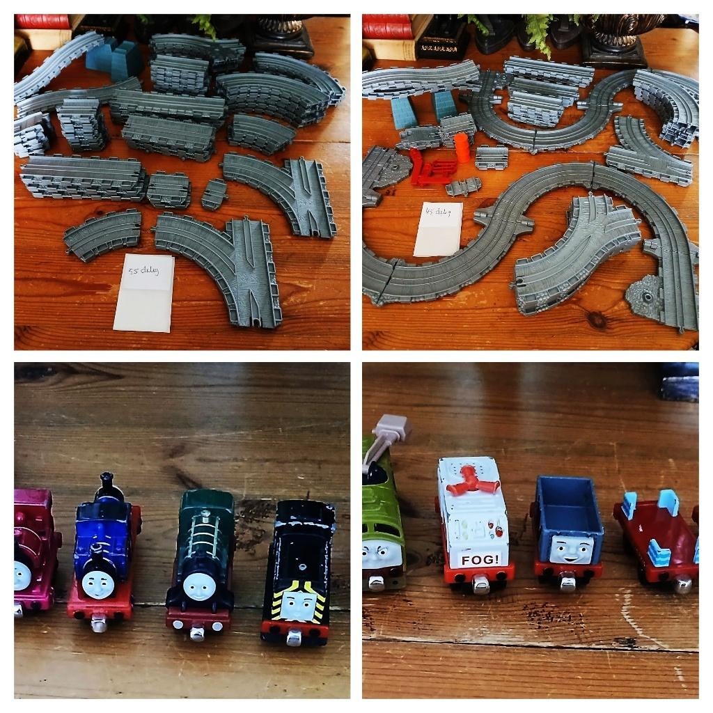 Thomas de trein treinbaan 55 en 45 delig en treinen diversen, Kinderen en Baby's, Speelgoed | Thomas de Trein, Ophalen of Verzenden