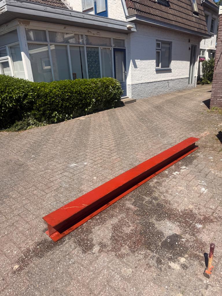 Stalen latei 300x18x18, Doe-het-zelf en Verbouw, Ophalen, Gebruikt