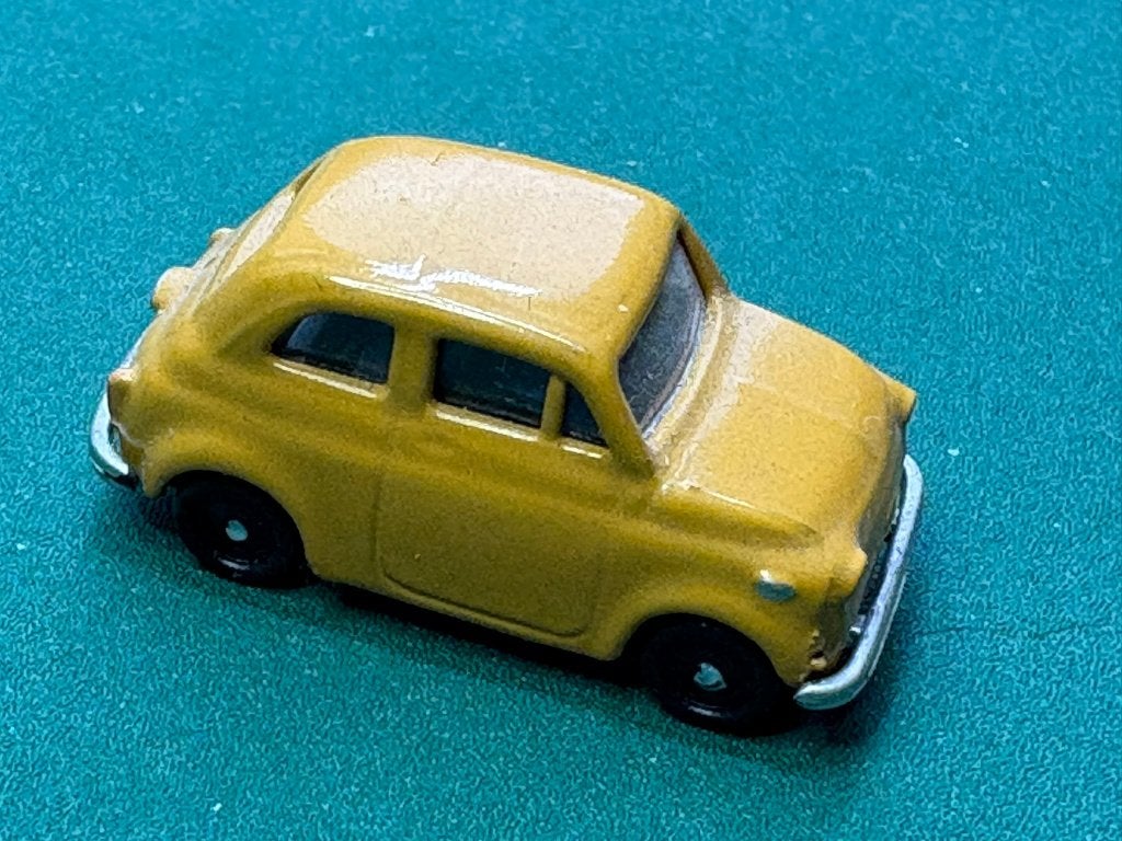I.M.U. Fiat f00 geel IMG6830/1/2, Hobby en Vrije tijd, Modelauto's | 1:87, Ophalen of Verzenden, Zo goed als nieuw, Auto, Overige merken