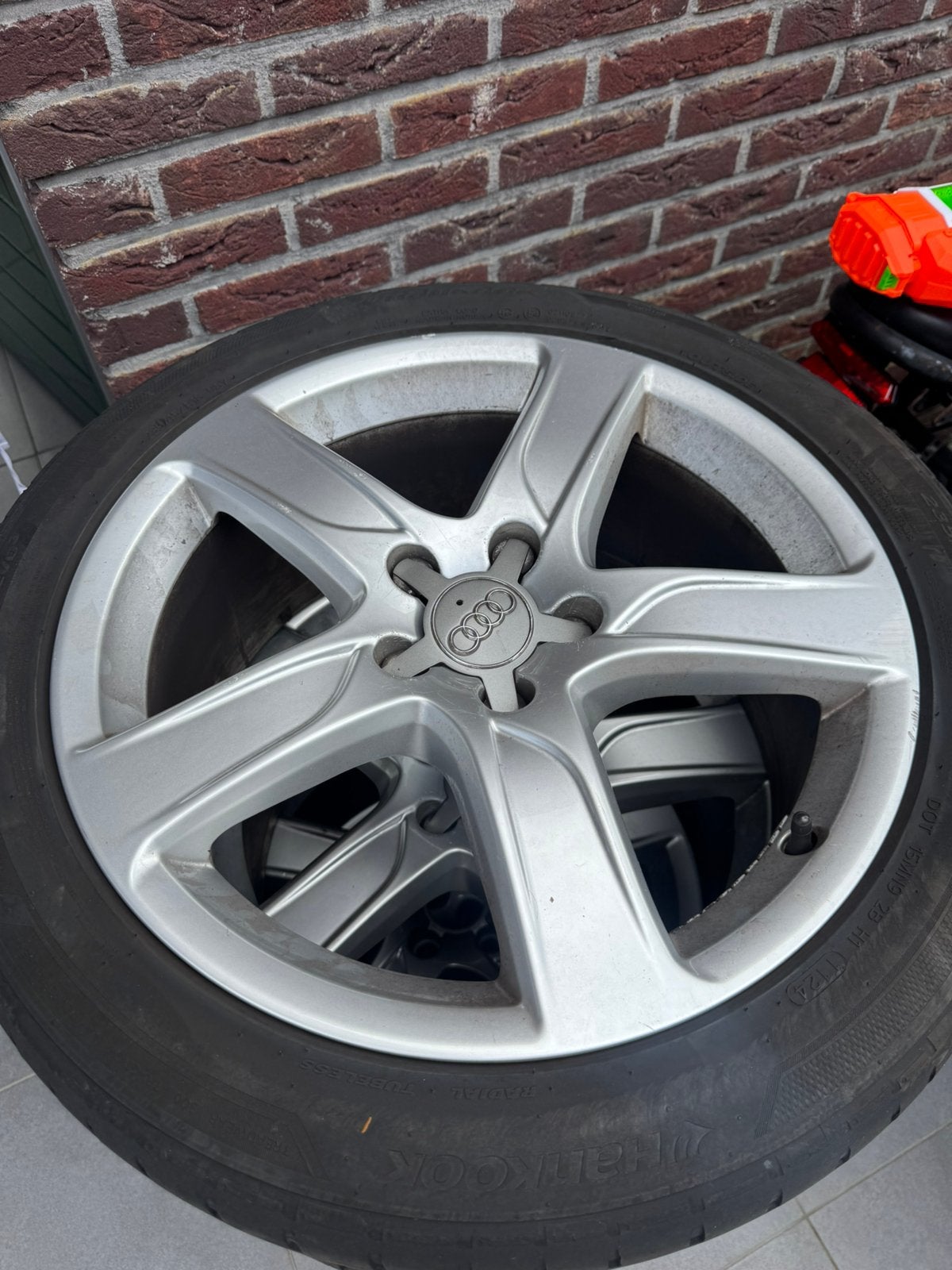 Audi A6 C6 originele 18 inch lichtmetalen velgen, Ophalen, Gebruikt