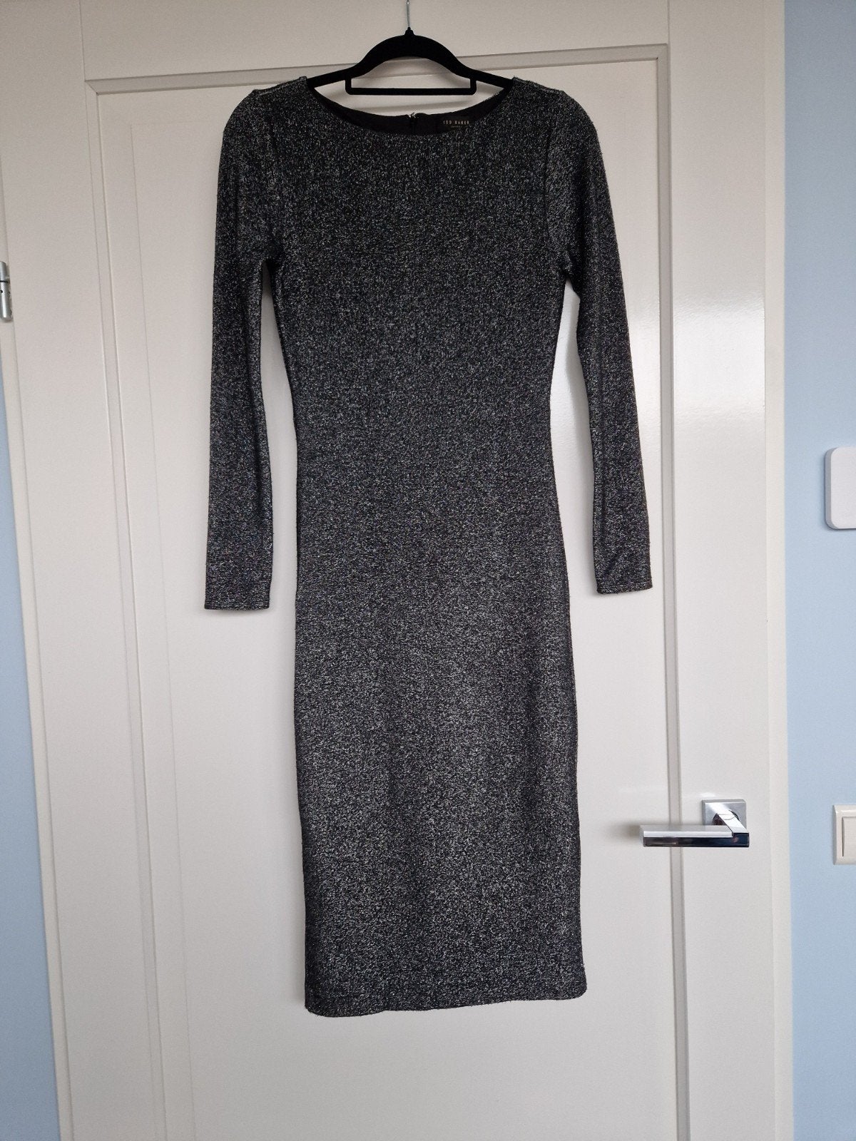 Ted Baker glitter jurk maat 2, Maat 38/40 (M), Zwart, Ophalen of Verzenden, Zo goed als nieuw