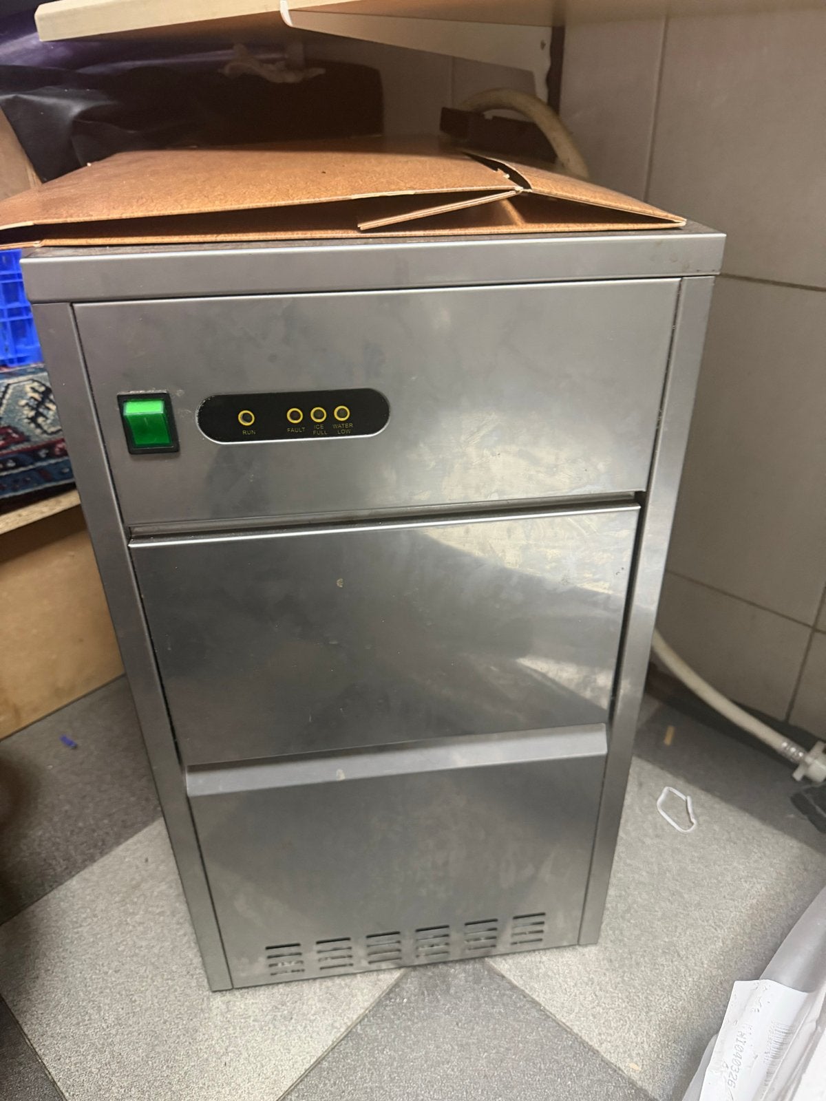 Professionele IJsblokjesmachine RVS, Witgoed en Apparatuur, Overige Witgoed en Apparatuur, Gebruikt, Ophalen of Verzenden