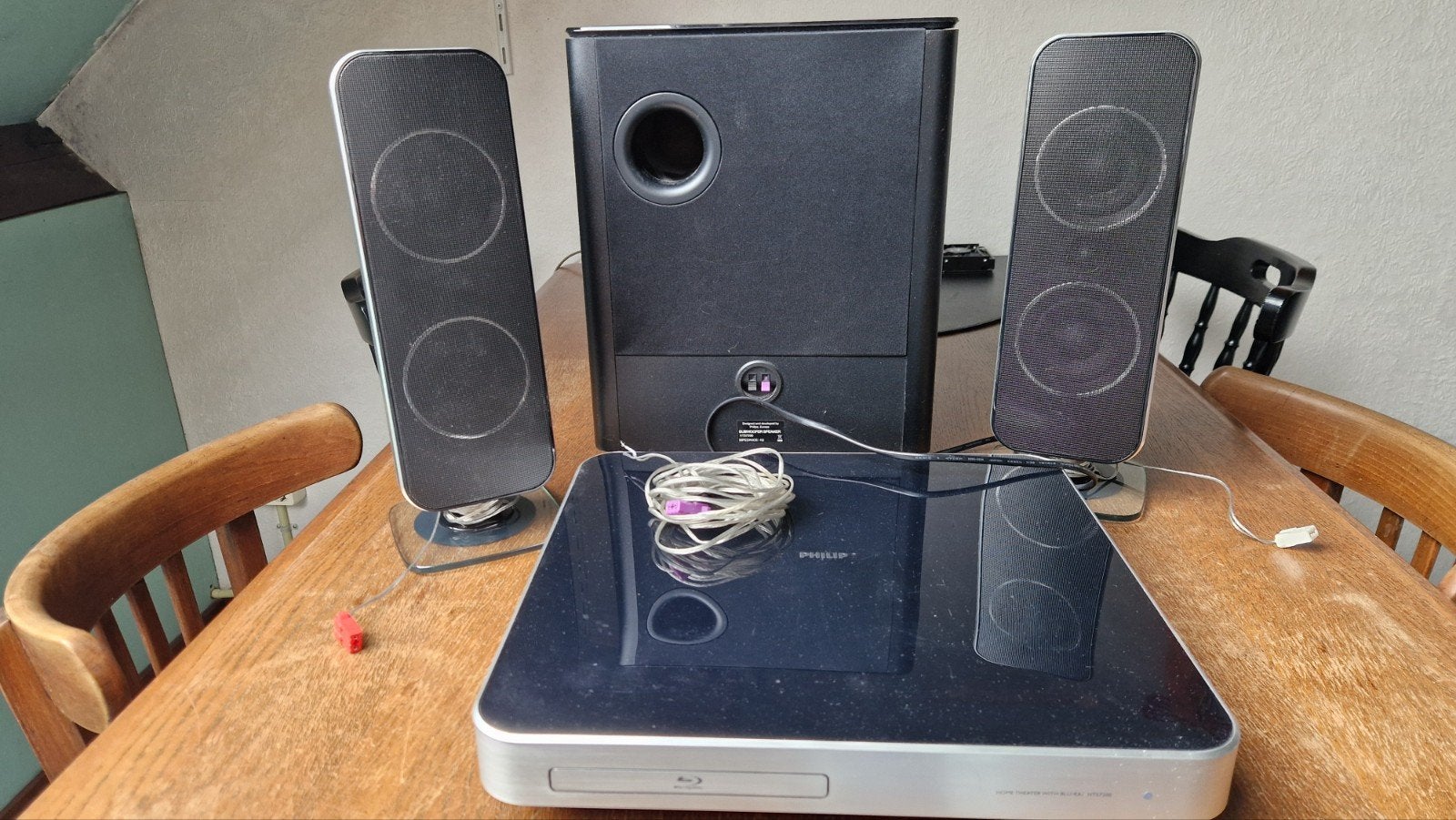 Home theater met blu ray HTS7200, Blu-ray-speler, 70 watt of meer, 5.1-systeem, Ophalen