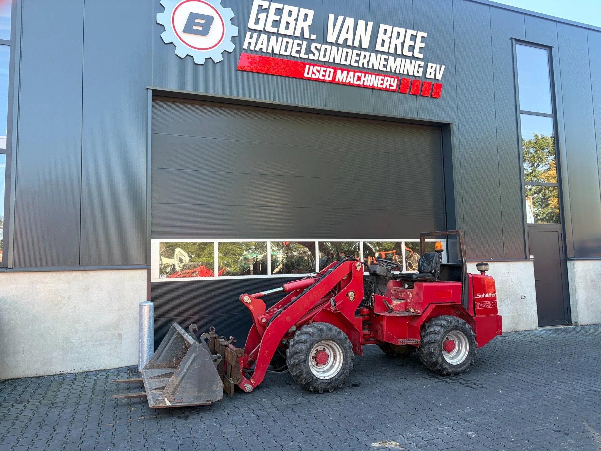 Schäffer 5058Z minishovel/shovel, Wiellader of Shovel
