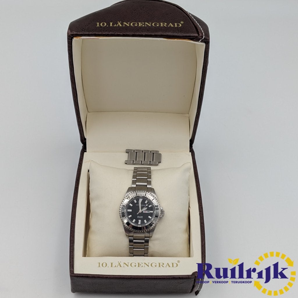 Längengrad automatisch diver horloge - Full set, Flex Ltd., Zo goed als nieuw, https://flex.com/contact-us, Nobelstraat 10, 5807 GA Oostrum LB, Limburg, Nederland