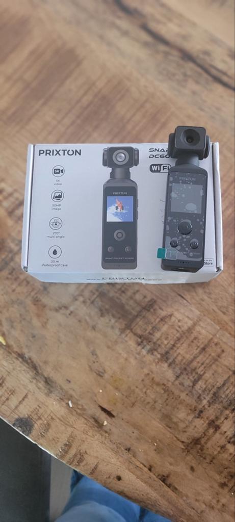 Prixton Snap Pocket DC600 5K Action Camera met WiFi, Ophalen, Zo goed als nieuw, Overige merken