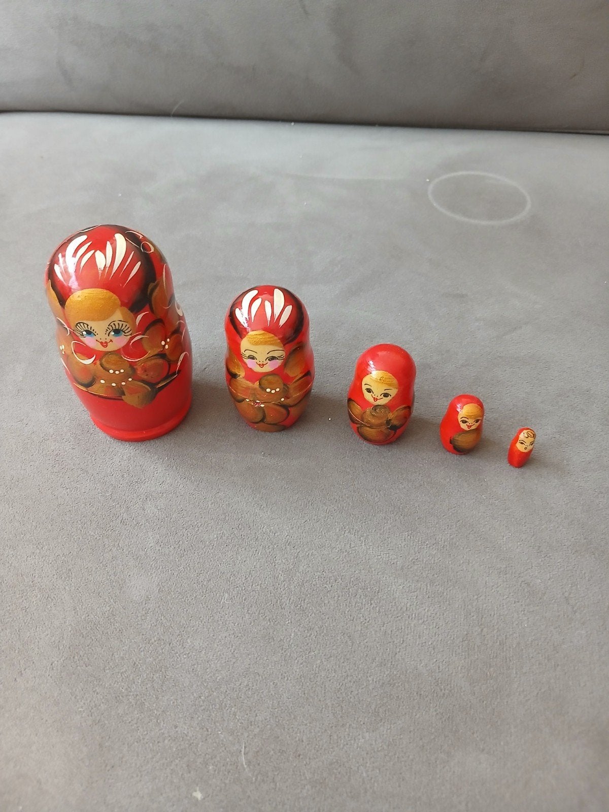 Russische matrioska, Russisch speelgoed, souvenirs 5 matrios, Ophalen of Verzenden