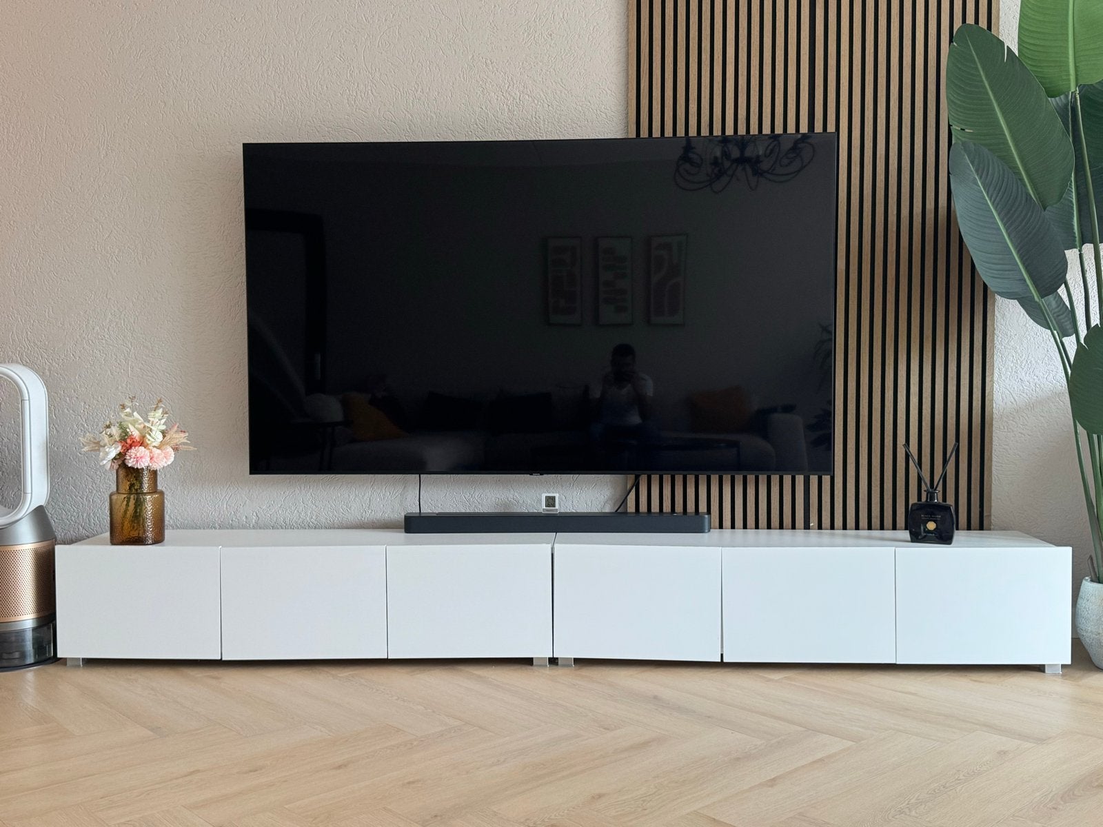Meubella TV-meubel - Zo goed als nieuw, Ophalen of Verzenden, Zo goed als nieuw, 200 cm of meer, Minder dan 100 cm