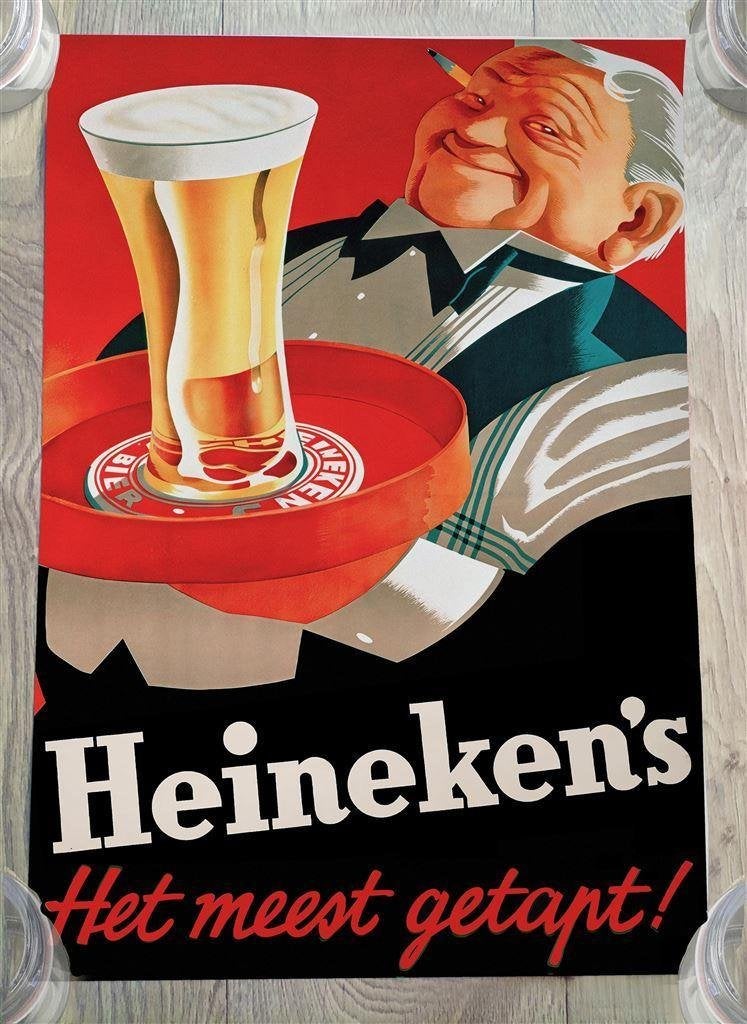 HEINEKEN \' S Bier Klassiek bar Affiche Poster 40x60cm