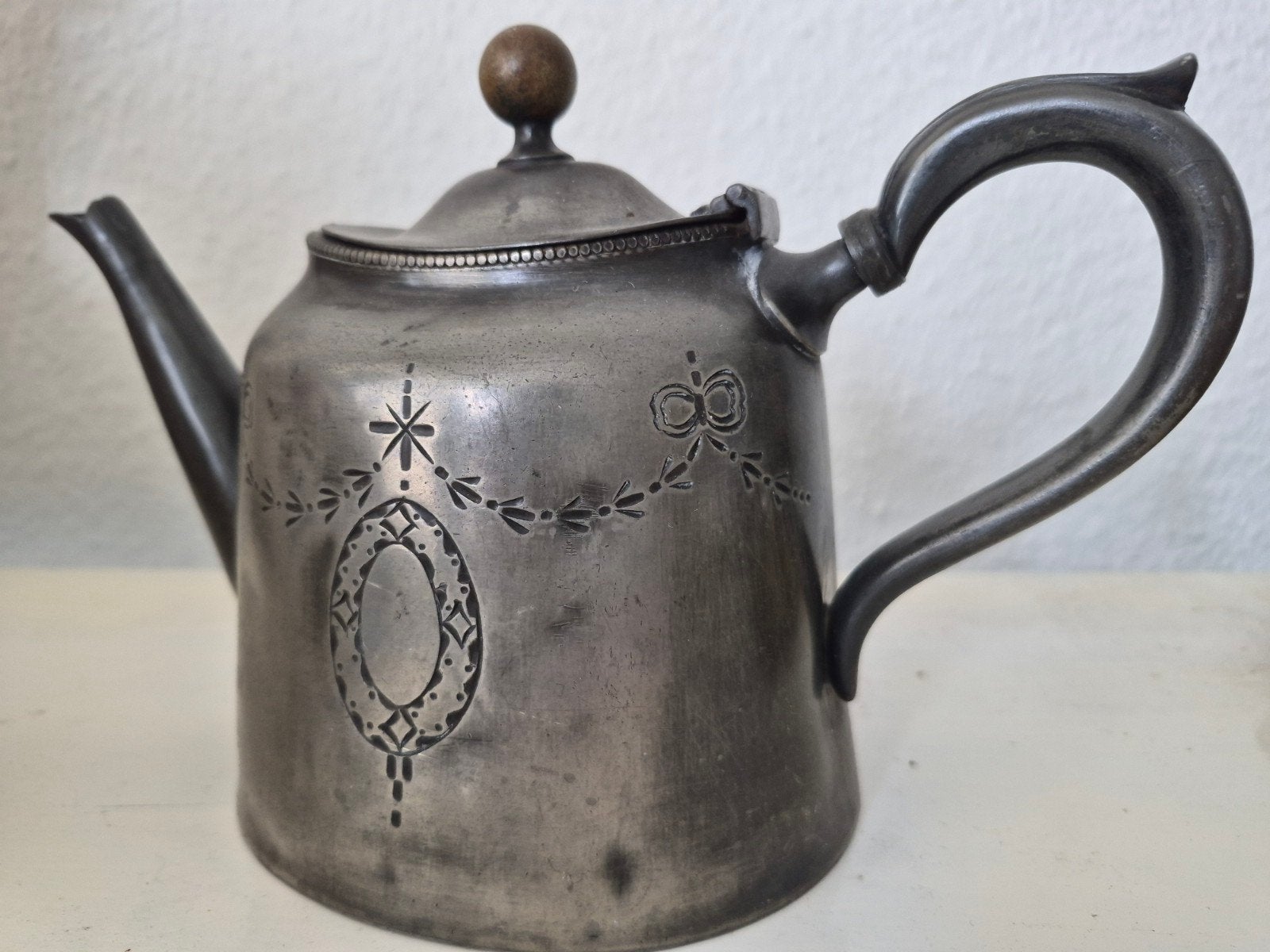 Antieke Victoriaanse Sheffield Verzilverde Theepot, Antiek en Kunst, Ophalen of Verzenden