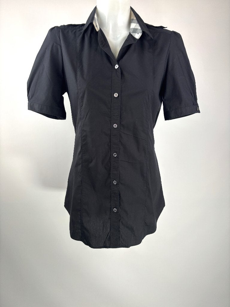 BURBERRY Zwarte blouse  Maat M, Maat 38/40 (M), Zwart, Ophalen of Verzenden, Zo goed als nieuw