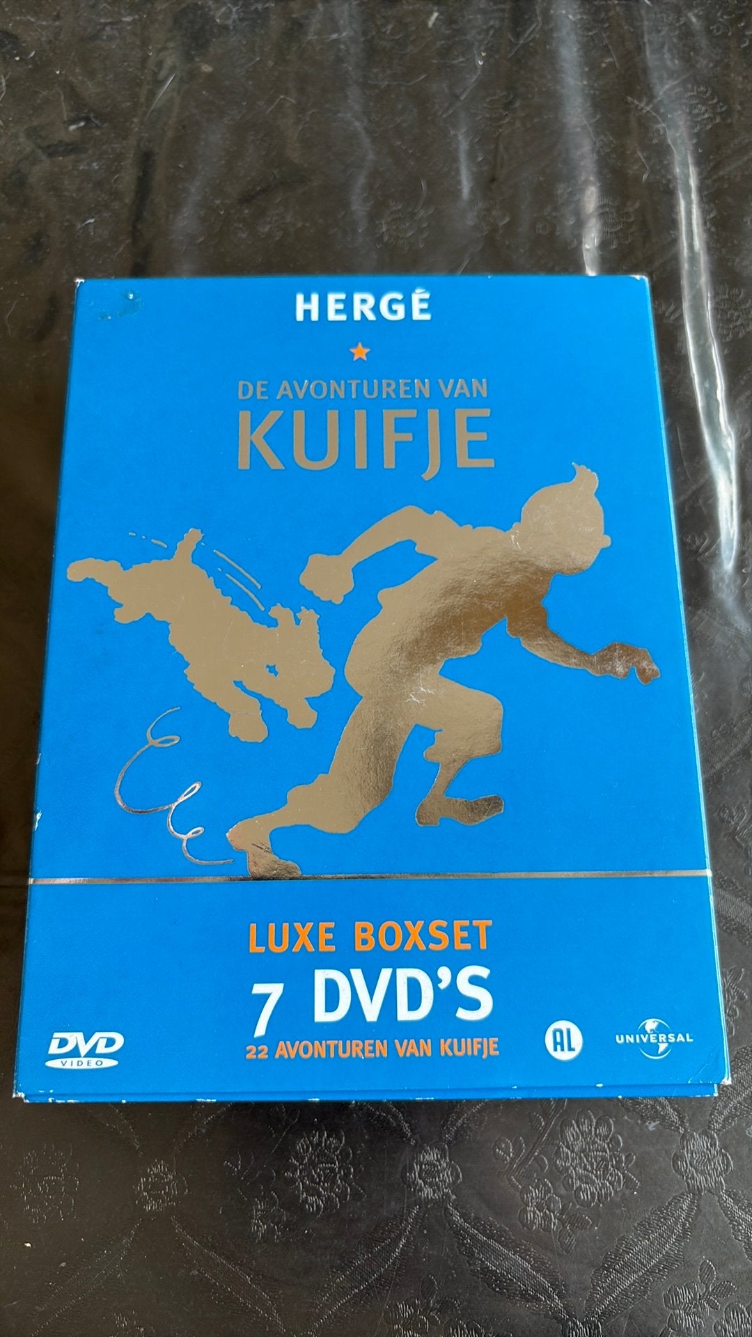 Herge- De avonturen van Kuifje Luxe 7 dvd-box, Alle leeftijden, Ophalen of Verzenden, Gebruikt