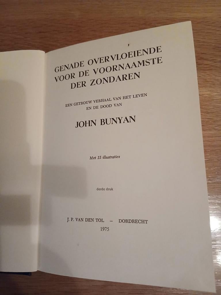 John Bunyan 'Genade overvloeiende voor de....', Ophalen of Verzenden, Zo goed als nieuw, John Bunyan