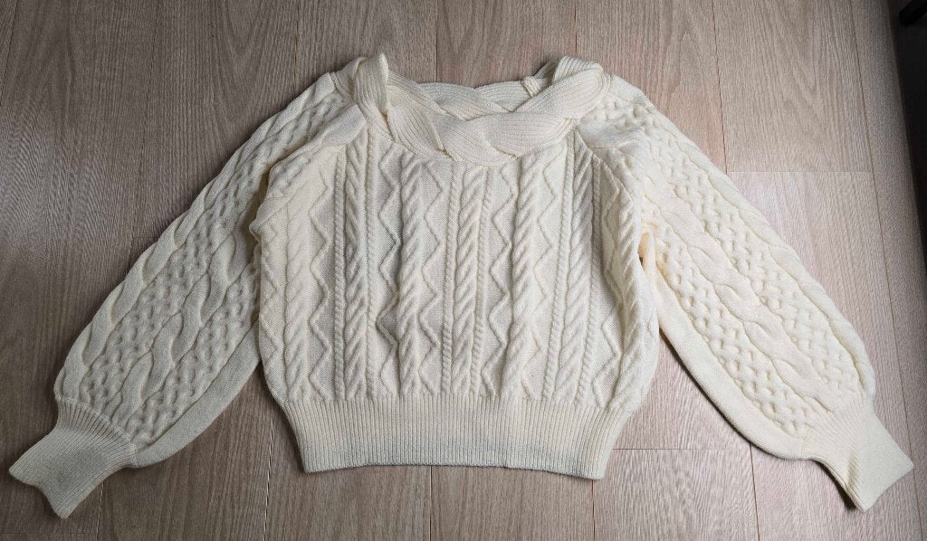 Golden Days Paris trui – Apricot one size, Maat 38/40 (M), Geel, Nieuw, Ophalen of Verzenden