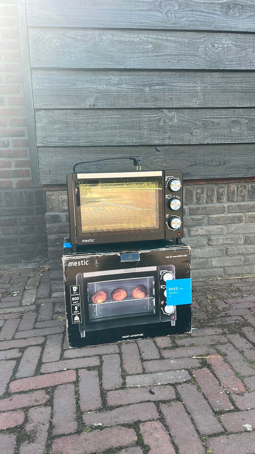 Mestic mho-120 oven, Ophalen of Verzenden, Zo goed als nieuw, Minder dan 45 cm