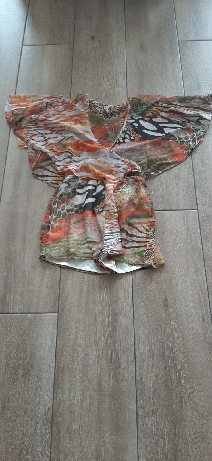 Kleurrijke korte jumpsuite mt XS, Meerkleurig, Ophalen of Verzenden, Jacky luxury, Maat 34 (XS) of kleiner