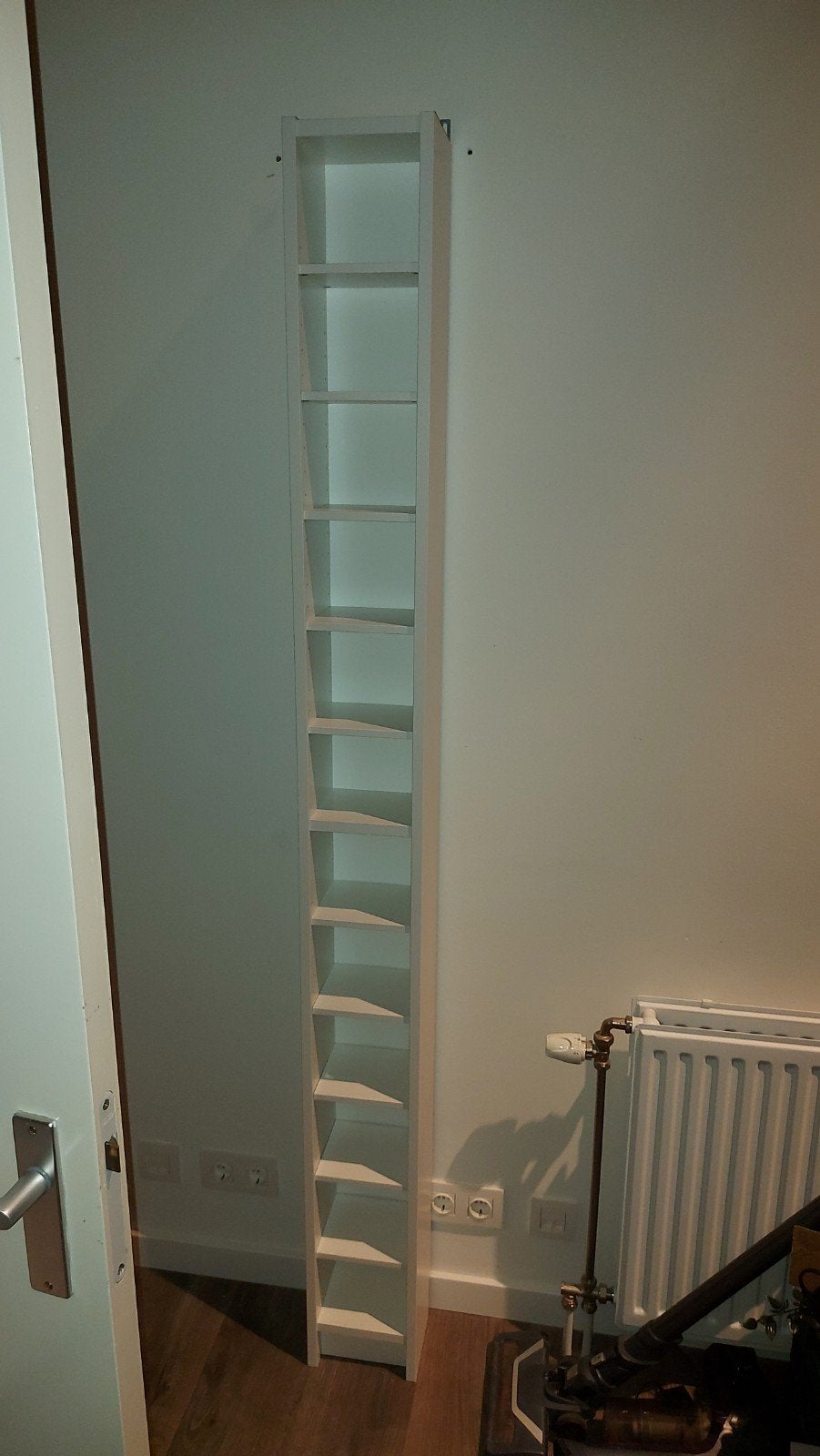 IKEA CD-kast - Smalle witte opberger voor CD's, Ophalen, Gebruikt, 75 tot 150 discs, Cd's