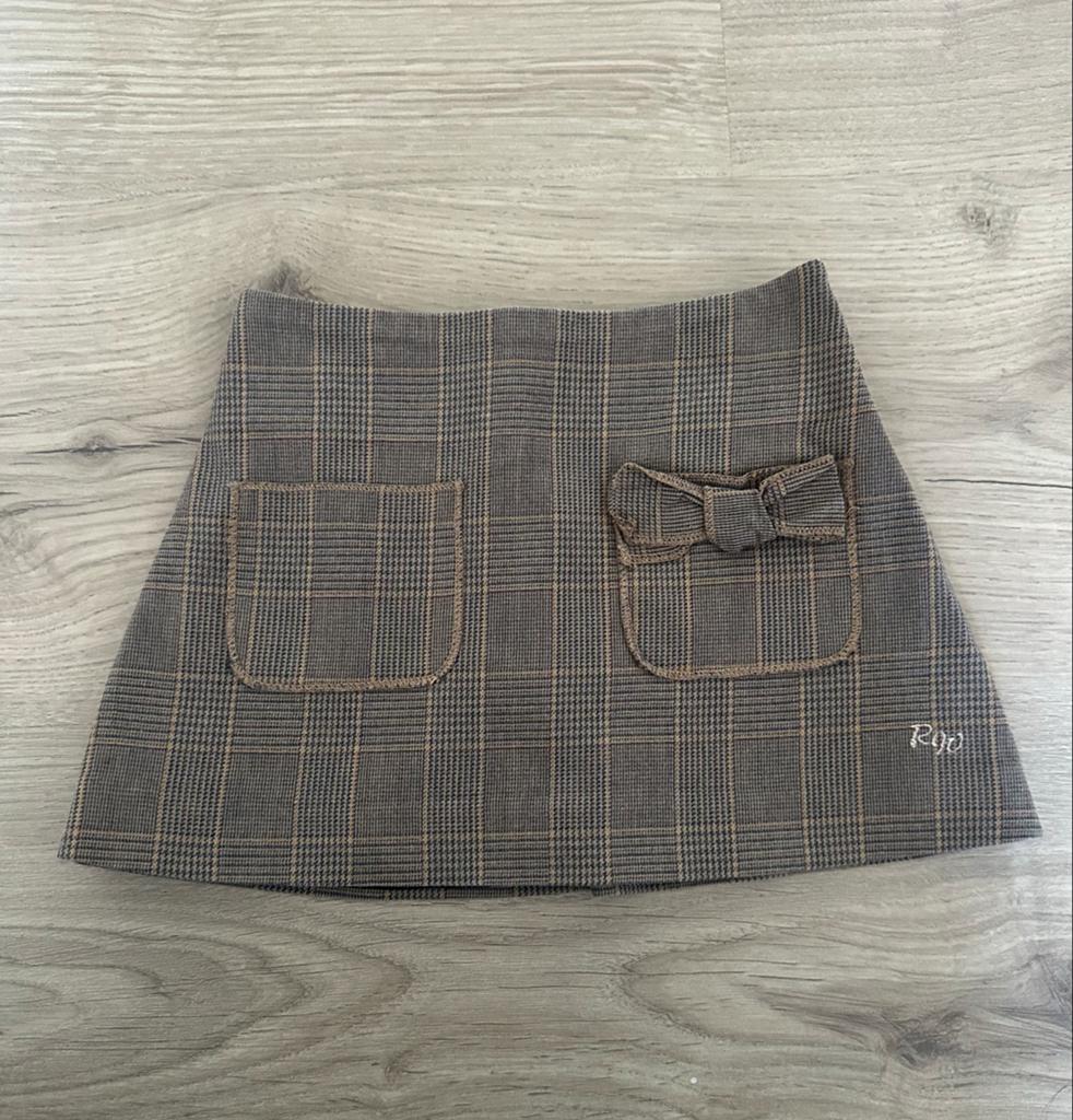 Schattig geruit rokje met strik - River Wood Company, Ophalen of Verzenden, Zo goed als nieuw, Meisje