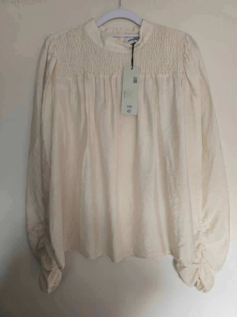 Nieuw &co woman andcowoman and cowoman xxl blouse creme, Ophalen of Verzenden, Nieuw, Maat 46/48 (XL) of groter, Beige