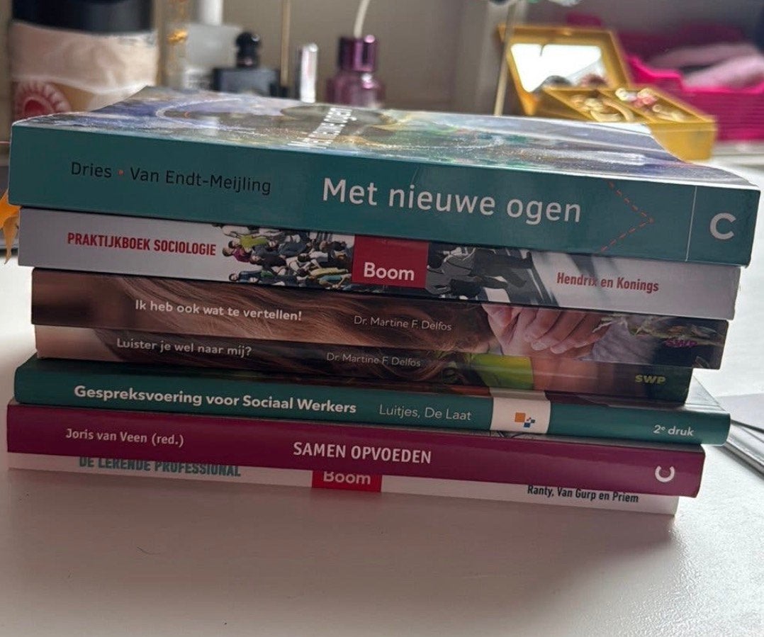 HBO pedagogiek studie boeken, Ophalen of Verzenden, Alpha, Zo goed als nieuw, HBO