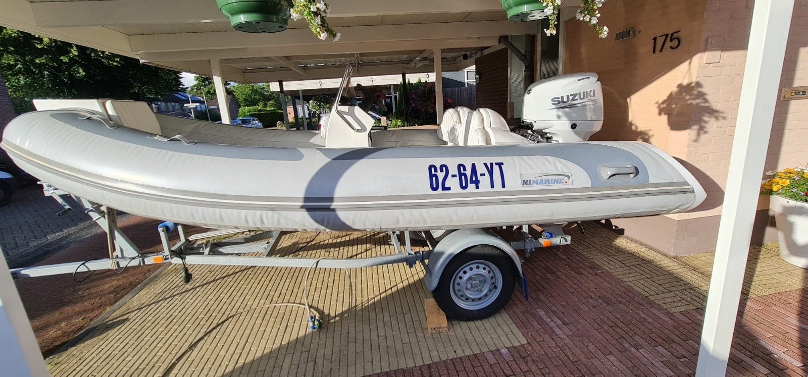 Rib 4.20 nimarine. Met trailer, Watersport en Boten, Polyester/glasvezel, 60 pk, Gebruikt, 4 m