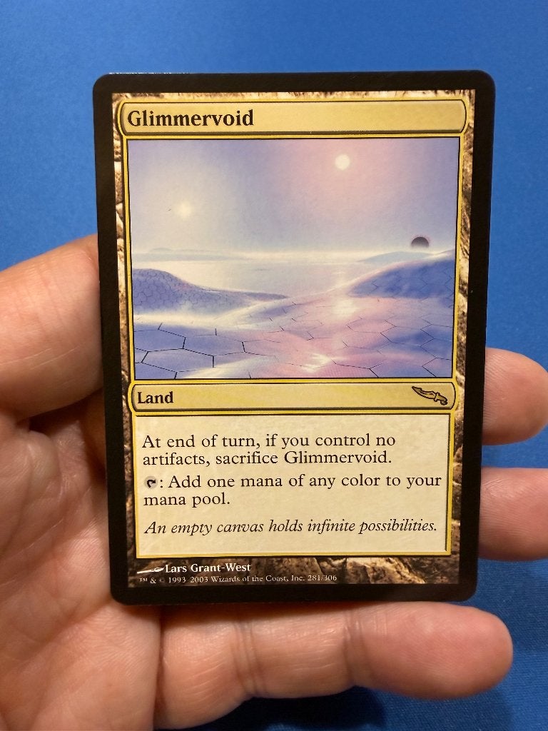 Glimmervoid 2x - €6,-, Ophalen of Verzenden, Zo goed als nieuw, Losse kaart