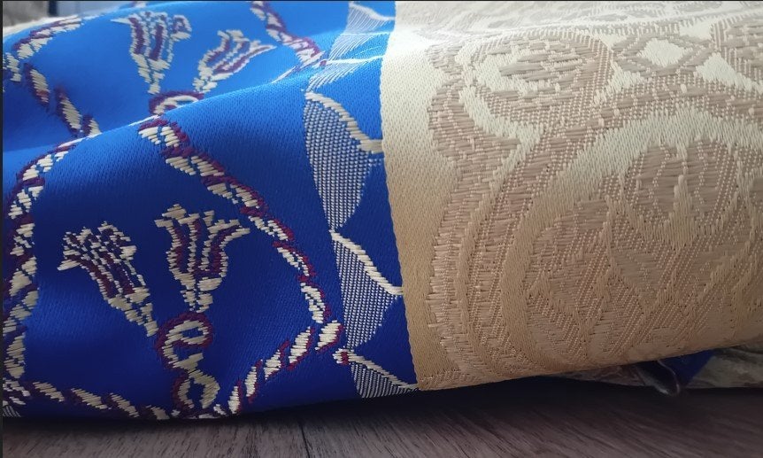 Meubelstof, Hobby en Vrije tijd, Stoffen en Lappen, Ophalen, Gebruikt, Wol, 120 cm of meer
