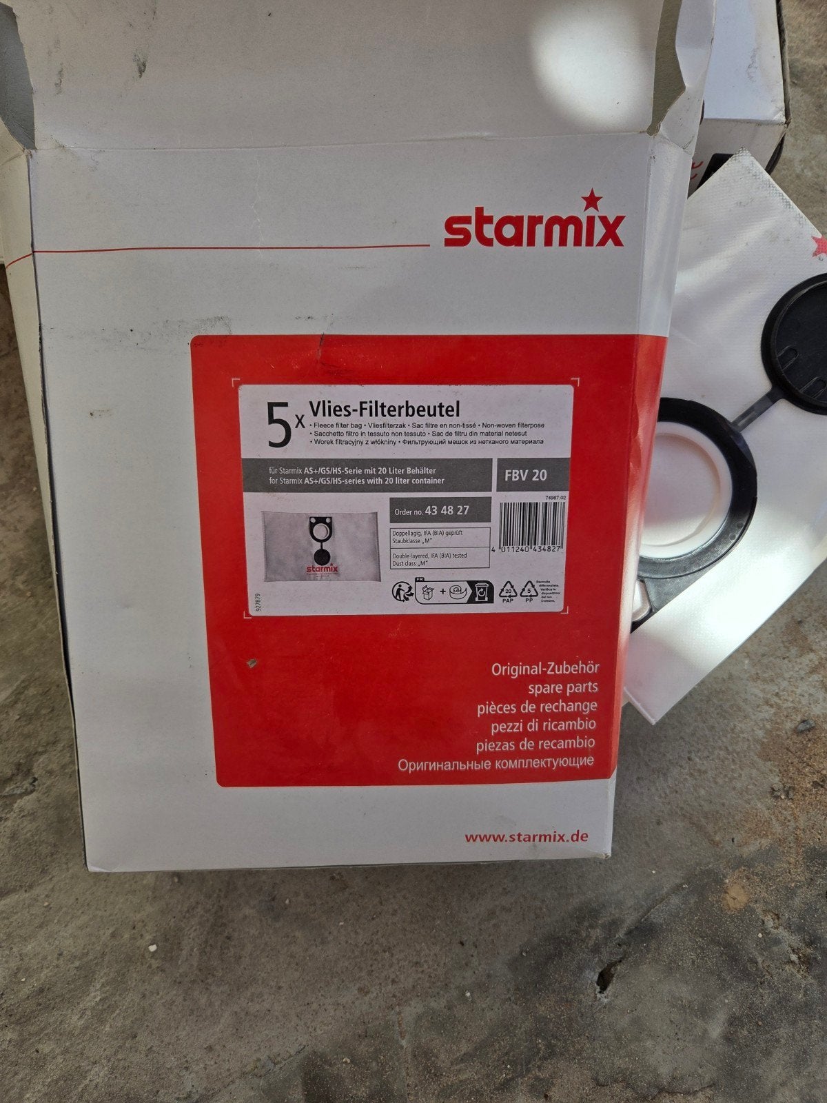 Starmix stofzuigerzak, Doe-het-zelf en Verbouw, Ophalen of Verzenden, Nieuw, Minder dan 60 cm, Radiator