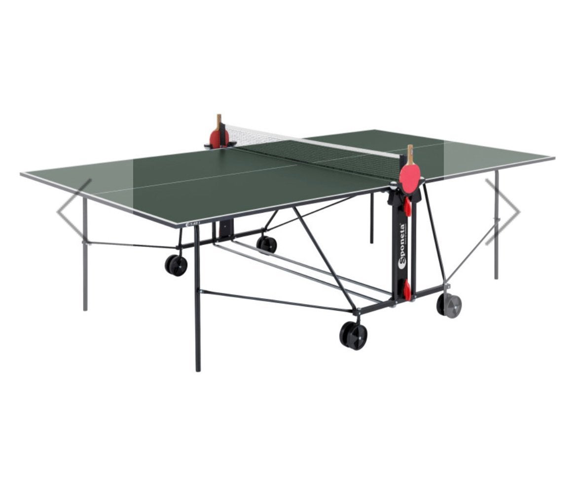 Sponeta tafeltennistafel inklapbaar, Sport en Fitness, Ophalen, Gebruikt, Tafel Indoor, Inklapbaar