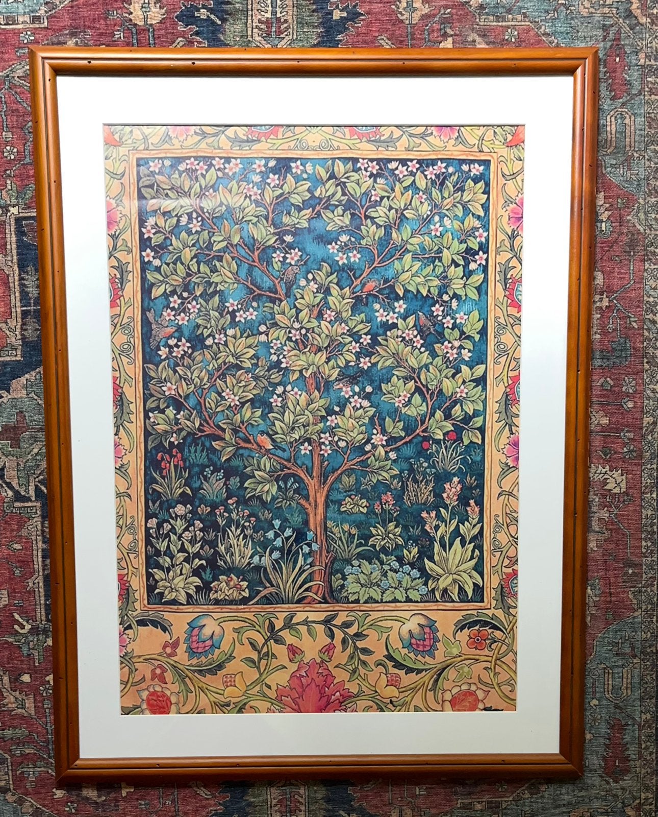 William Morris ingelijste poster, Huis en Inrichting, Ophalen, Zo goed als nieuw, Foto of Poster, 75 – 100