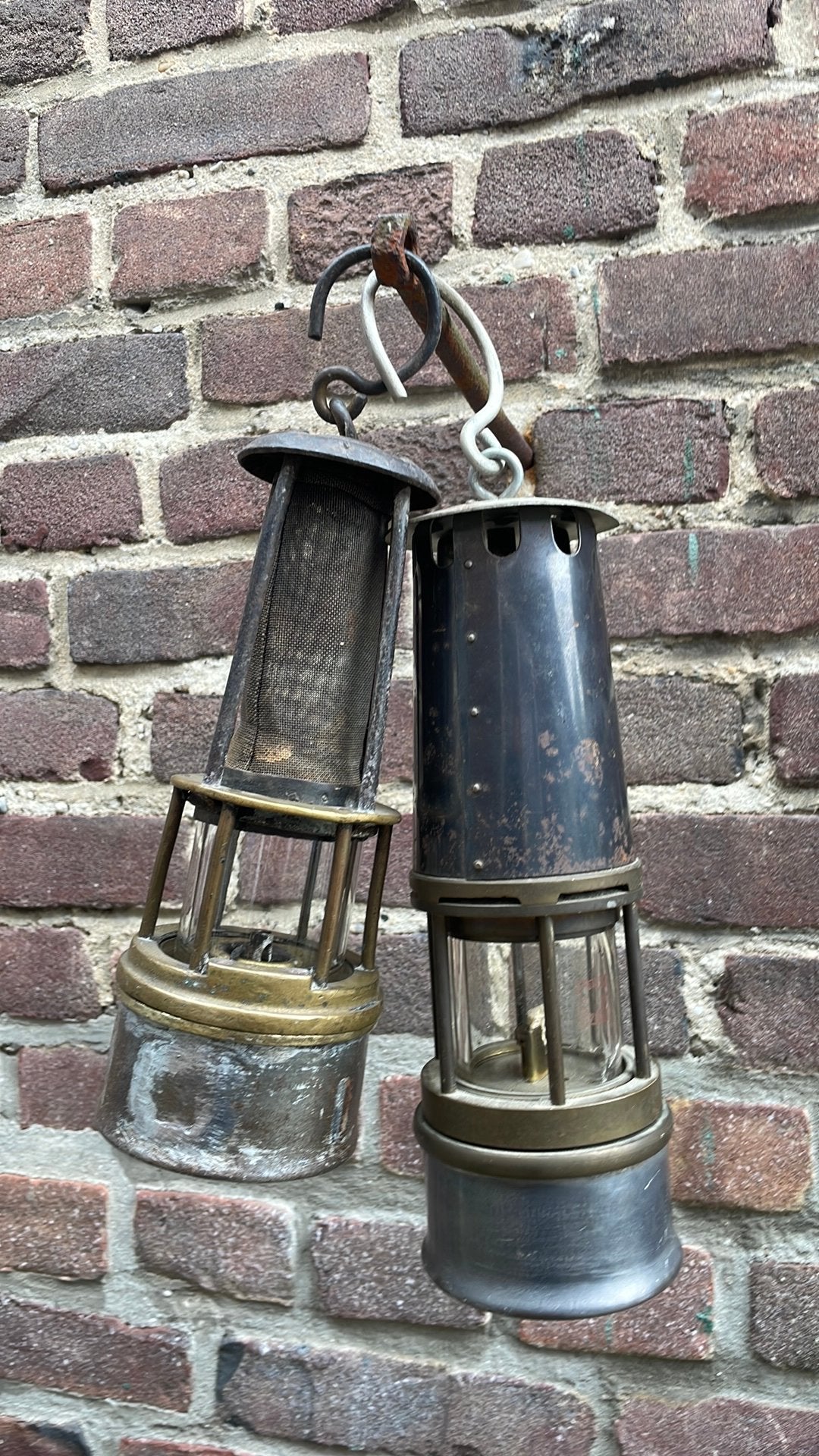 Mijnlamp mijnwerkers, Antiek en Kunst, Antiek | Lampen, Ophalen of Verzenden