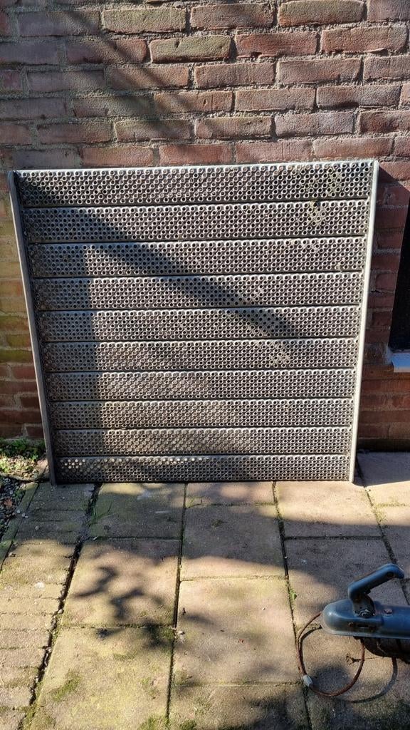 Robuuste metalen loopplaat voor buiten, Ophalen of Verzenden, Gebruikt