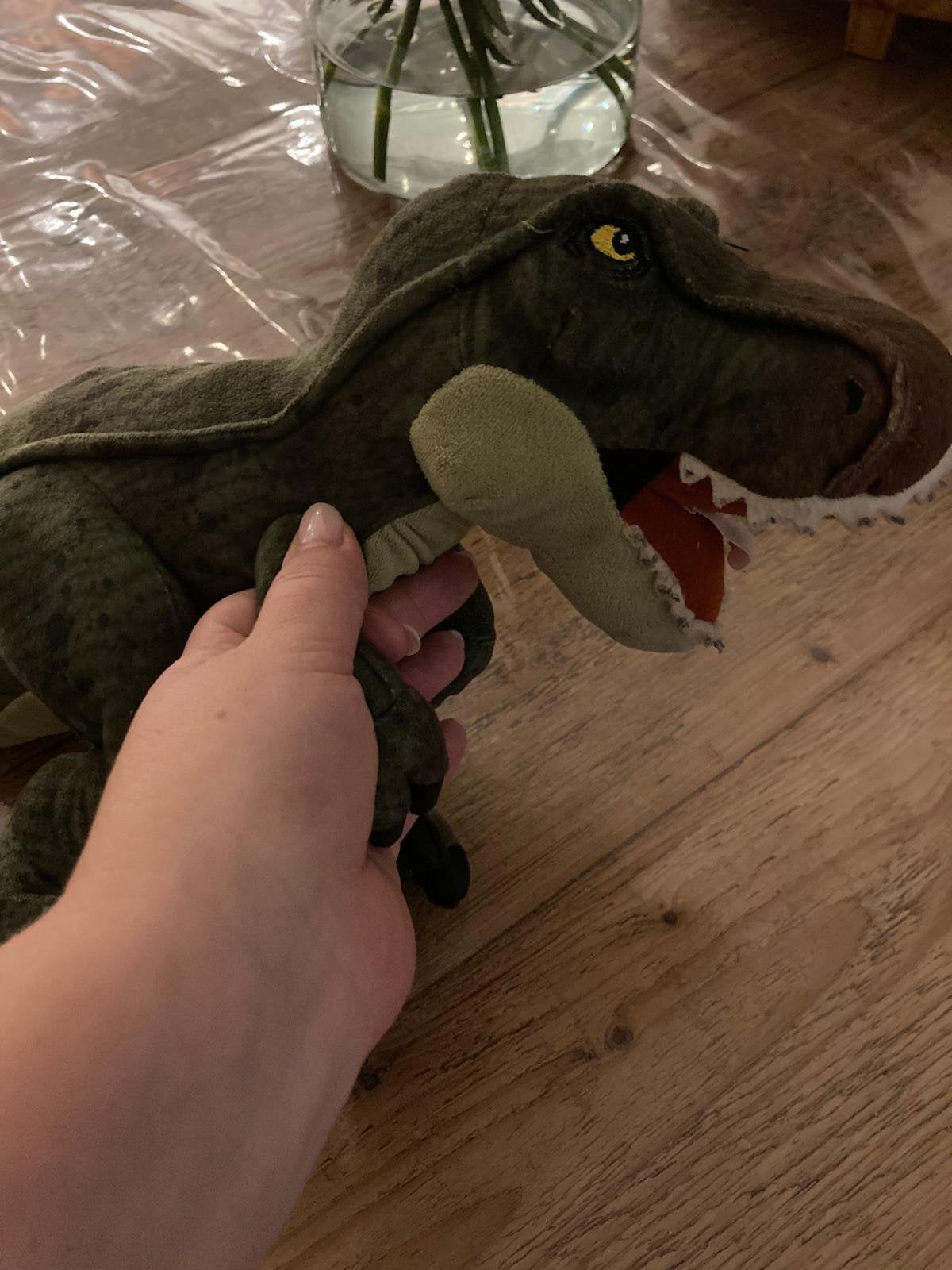 Jurassic world dino knuffel, Ophalen of Verzenden, Zo goed als nieuw, Overige typen