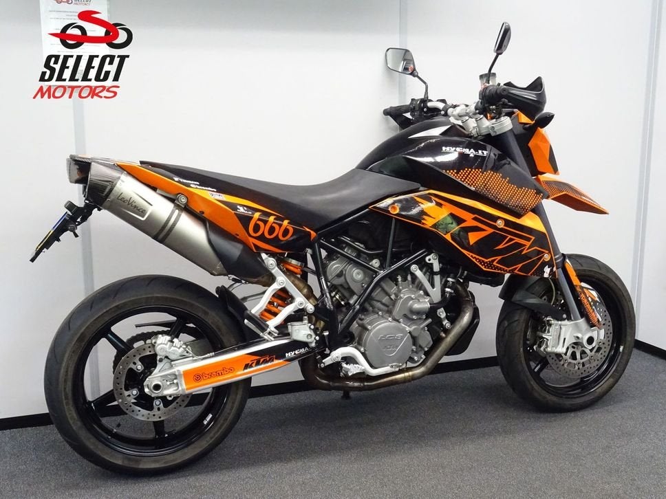 SUPER DIKKE PRACHTIGE KTM 990 SUPERMOTO (bj 2008), 2 cilinders, KTM, Motorrijbewijs A, Onbekend