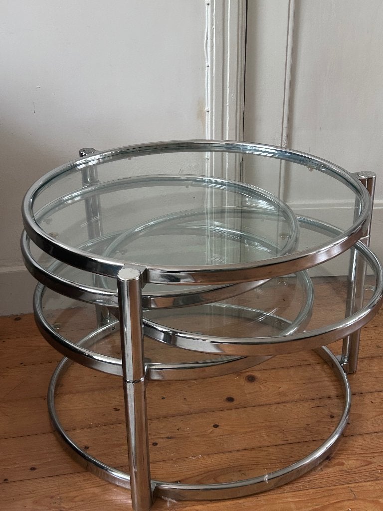 Leitmotiv bijzettafel, Ophalen, Minder dan 45 cm, Design, Rond