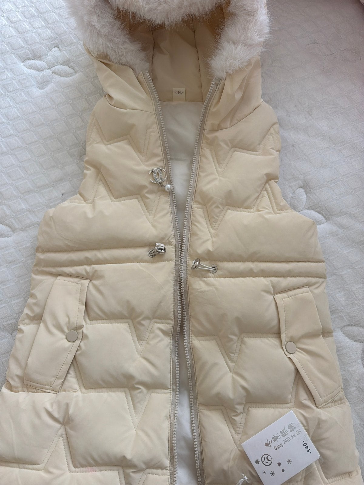 Nieuw meisjes bodywarmer/jasje maat 140 ,met kaartje, Ophalen of Verzenden